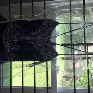 Royal Blue custom made quinceanera dress